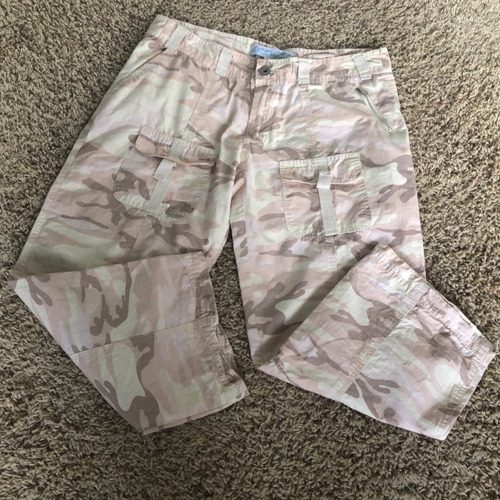 Pacific Girl Pink Camo cargo pants